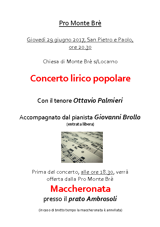 Concerto lirico + Maccheronata